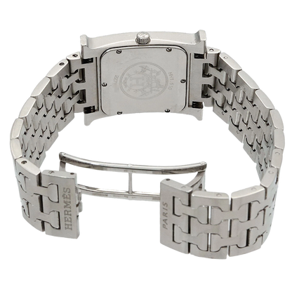 HERMES H Watch HH1.510 Quartz Silver Dial Mens Watch
