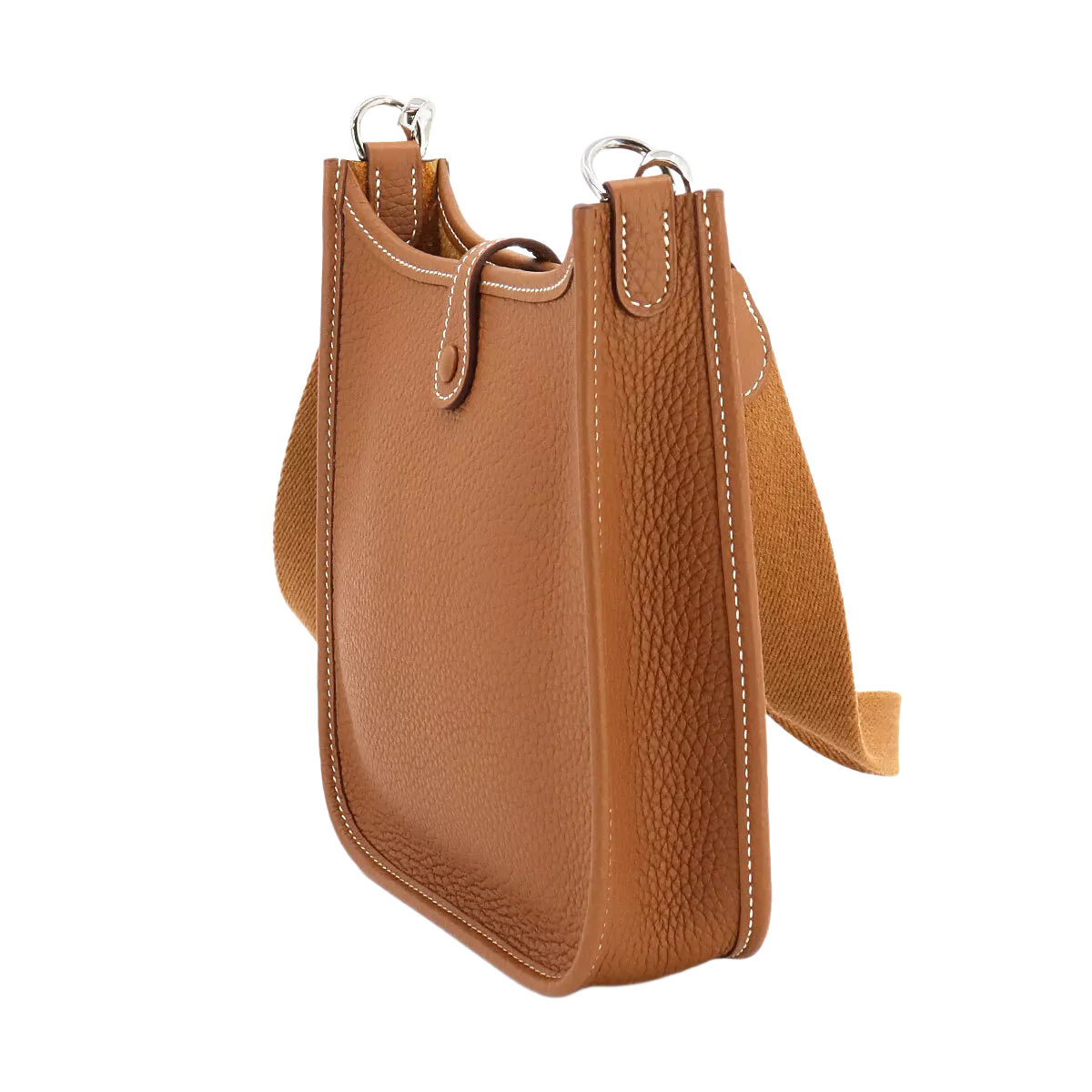HERMES Everlyne Amazone TPM Shoulder Bag Taurillon Clemence Gold