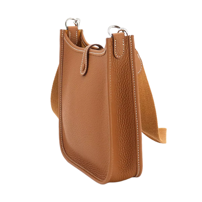 HERMES Everlyne Amazone TPM Shoulder Bag Taurillon Clemence Gold
