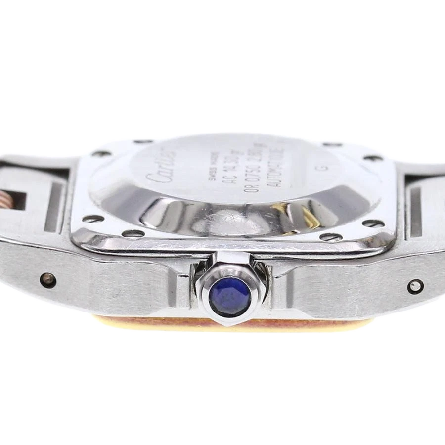 CARTIER Santos Galbee SM Godron Bracelet Automatic Ladies
