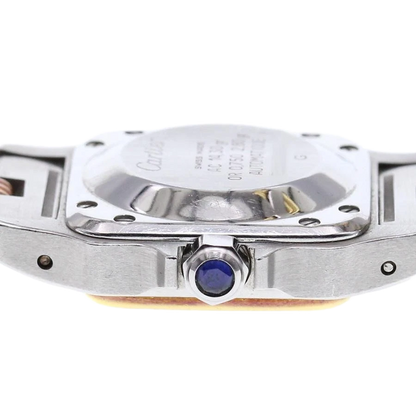 CARTIER Santos Galbee SM Godron Bracelet Automatic Ladies