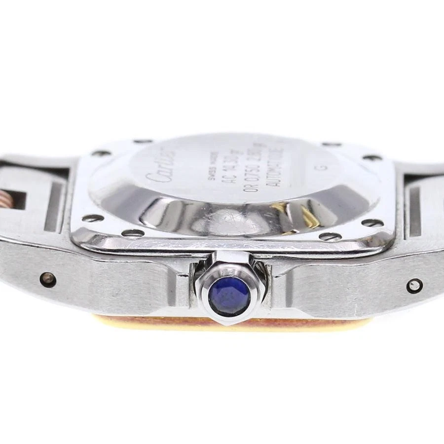CARTIER Santos Galbee SM Godron Bracelet Automatic Ladies