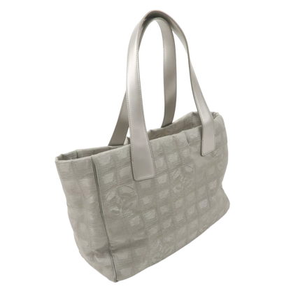 CHANEL New Travel Line Tote PM Tote Bag Jacquard Leather