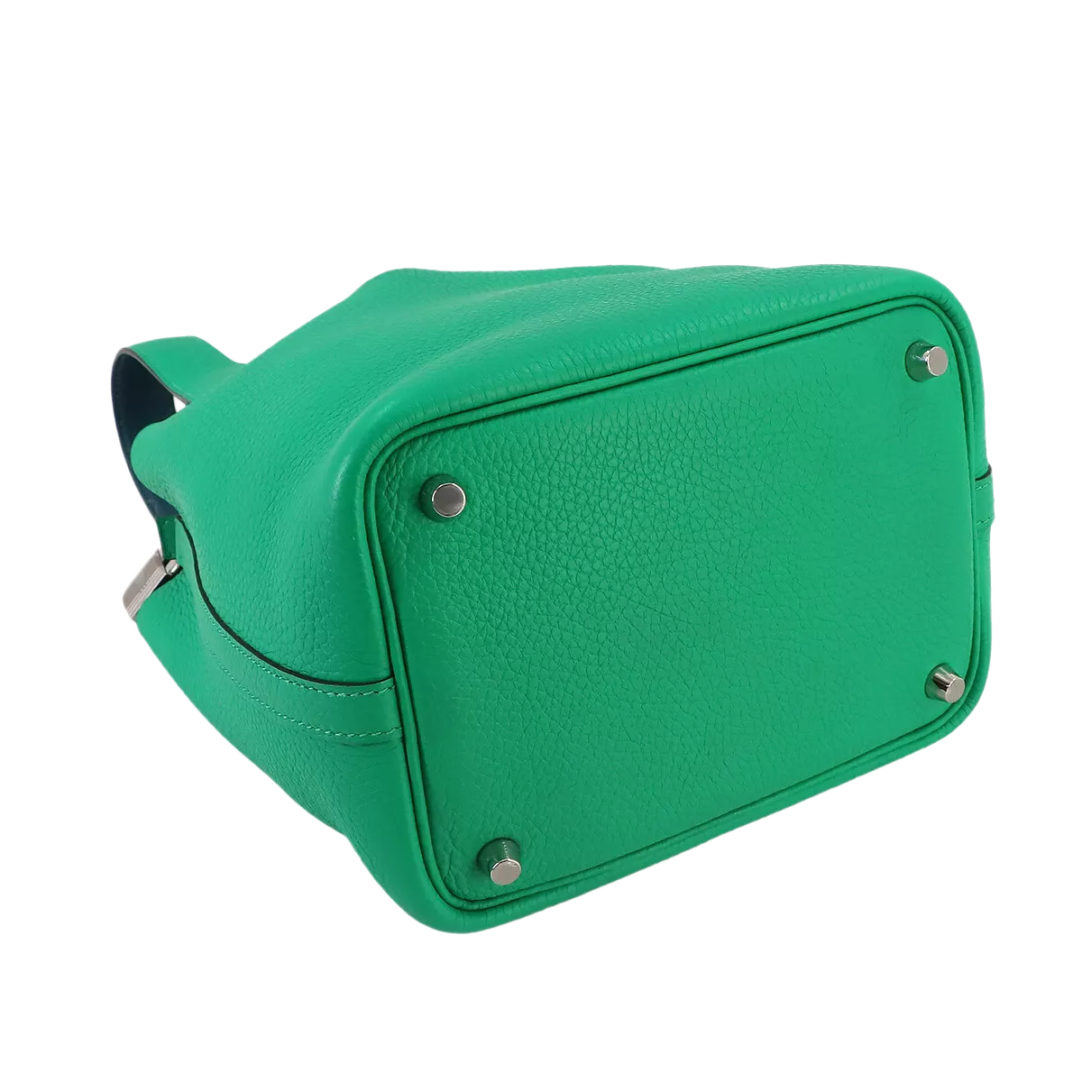 HERMES Picotin Lock Eclat PM Hand Bag Taurillon Clemence Menthe
