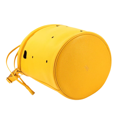 HERMES Mangeoire MM Hand Shoulder Bag Epsom Jaune Purse