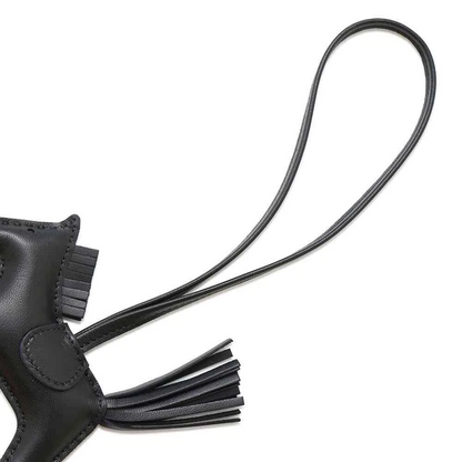 HERMES Rodeo Size PM Lambskin Black