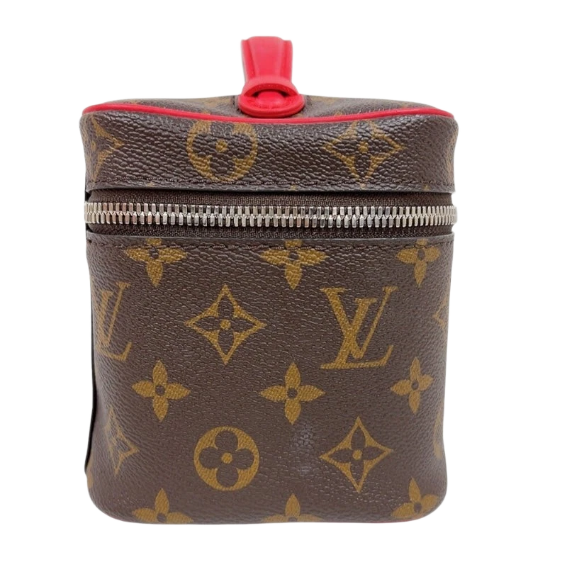 LOUIS VUITTON Nice Mini M46766 Brown Red Monogram Women's