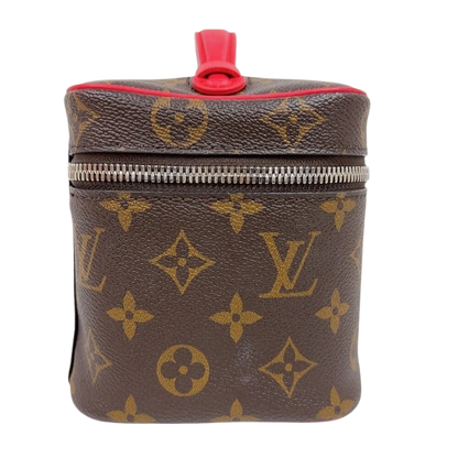 LOUIS VUITTON Nice Mini M46766 Brown Red Monogram Women's