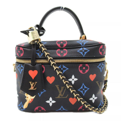 LOUIS VUITTON Vanity PM Shoulder Bag Game On Monogram Black