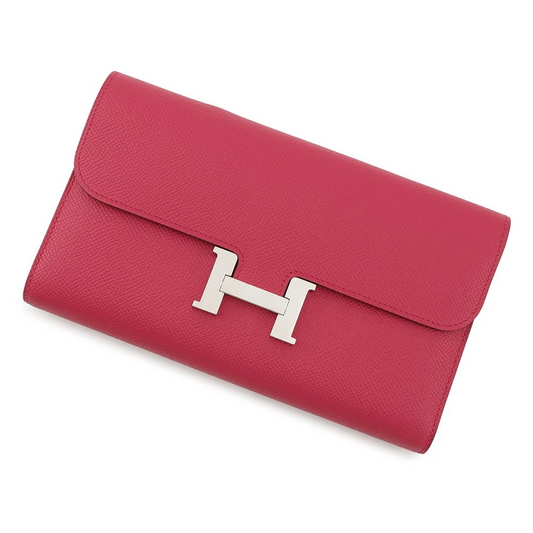 HERMES Constance Wallet Epsom Rose Extreme