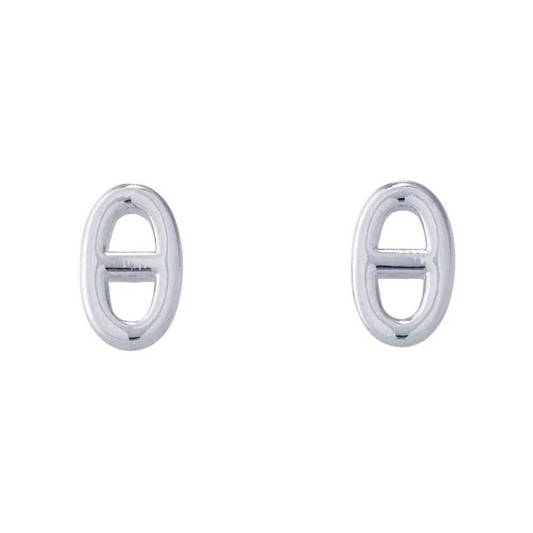 HERMES Chaine d'Ancre Earrings Size TPM SV925