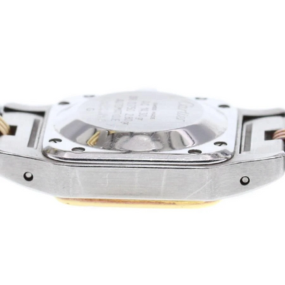 CARTIER Santos Galbee SM Godron Bracelet Automatic Ladies