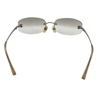CHANEL Silver Sunglasses 57mm