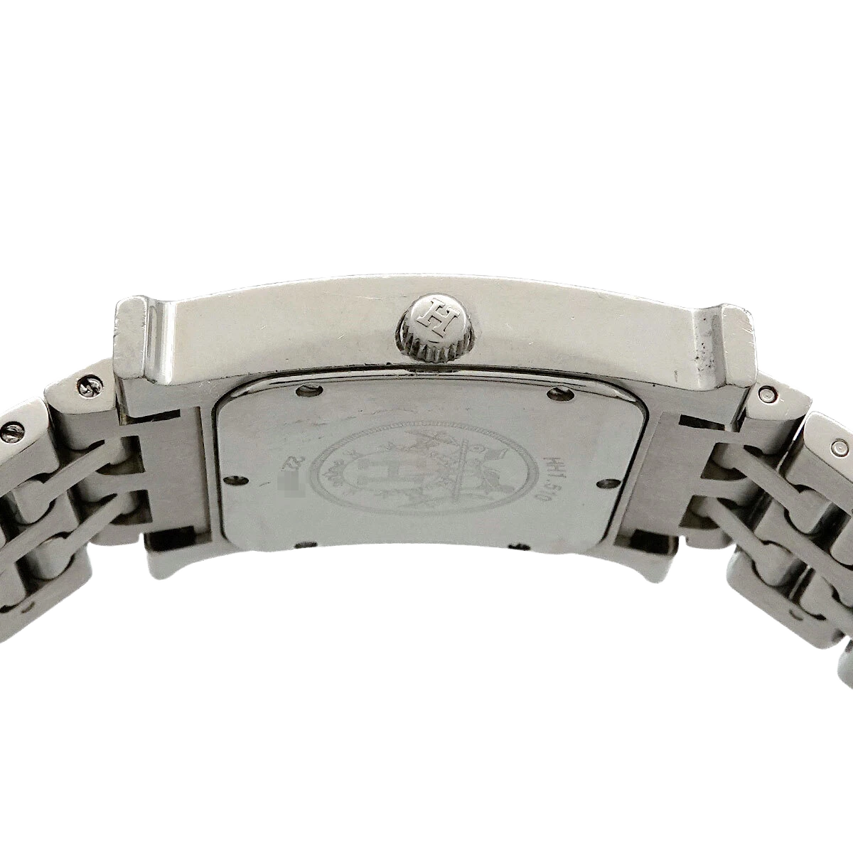 HERMES H Watch HH1.510 Quartz Silver Dial Mens Watch