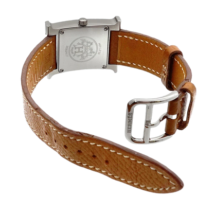 HERMES H Watch HH1.210 Quartz Silver Dial Ladies Watch