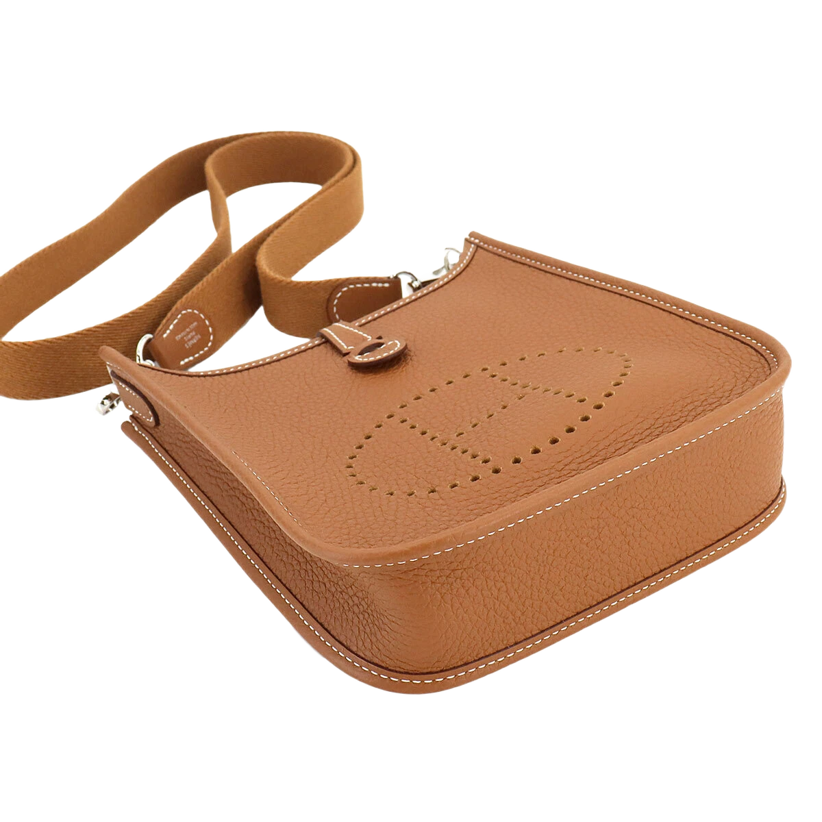 HERMES Everlyne Amazone TPM Shoulder Bag Taurillon Clemence Gold