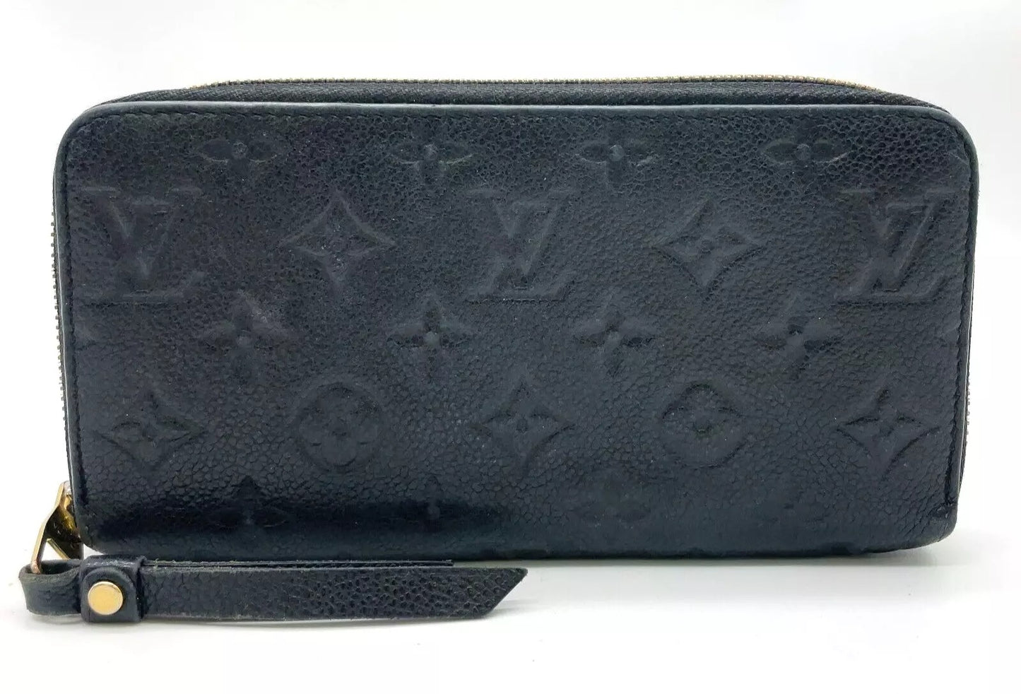 Louis Vuitton Monogram Emprinte Zip Around Long Wallet With Box