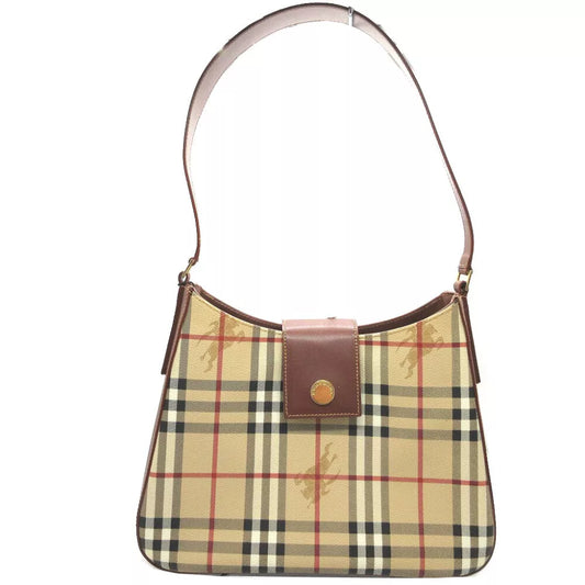 BURBERRY Tote Bag – Beige/Brown PVC/Leather