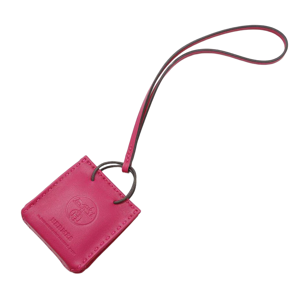 HERMES Sack Orange Lambskin Rose Mexico