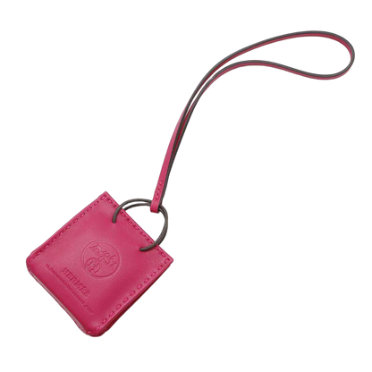 HERMES Sack Orange Lambskin Rose Mexico