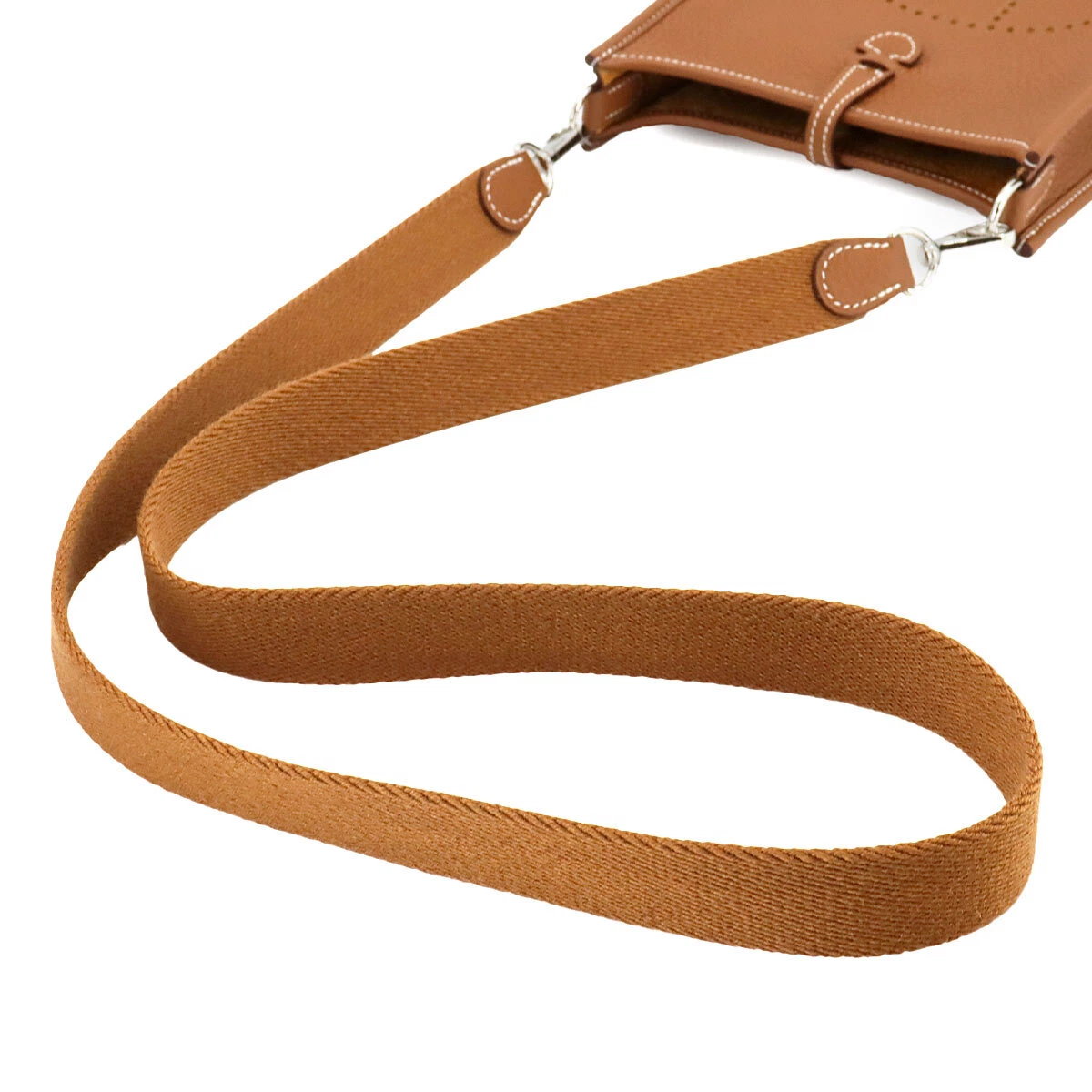 HERMES Everlyne Amazone TPM Shoulder Bag Taurillon Clemence Gold