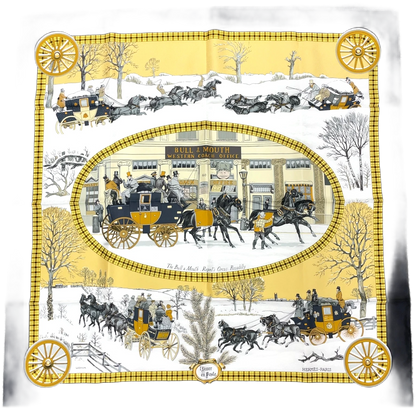 Hermes Carré 90 Bull & Mouth Regents Circus Piccadilly Scarf