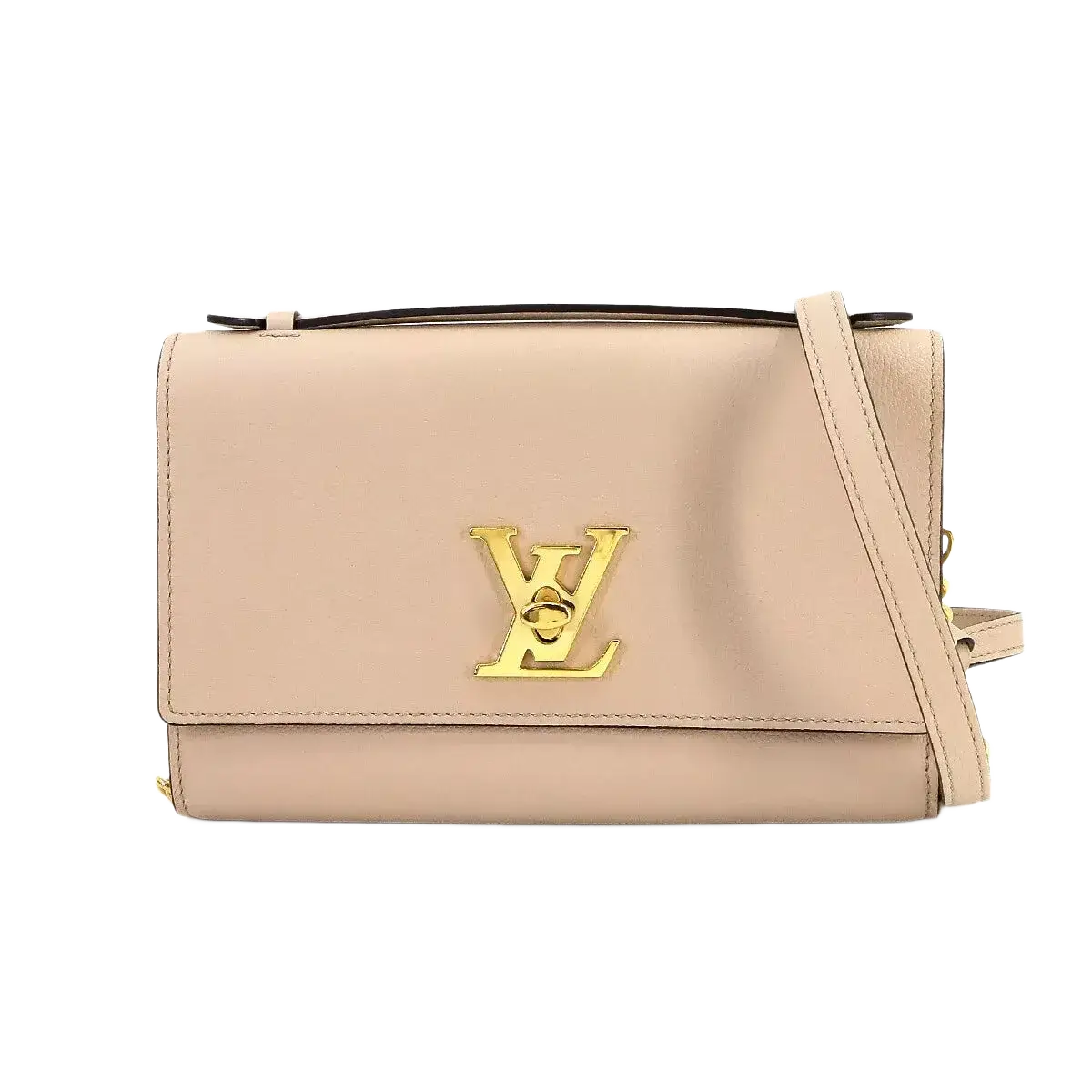 LOUIS VUITTON Lockme Clutch Shoulder Bag