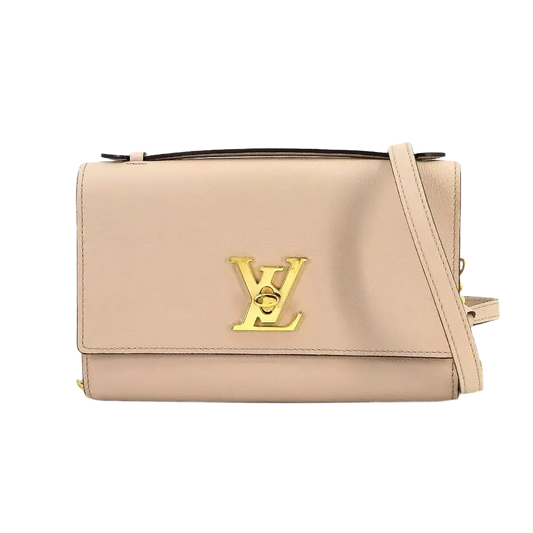 LOUIS VUITTON Lockme Clutch Shoulder Bag