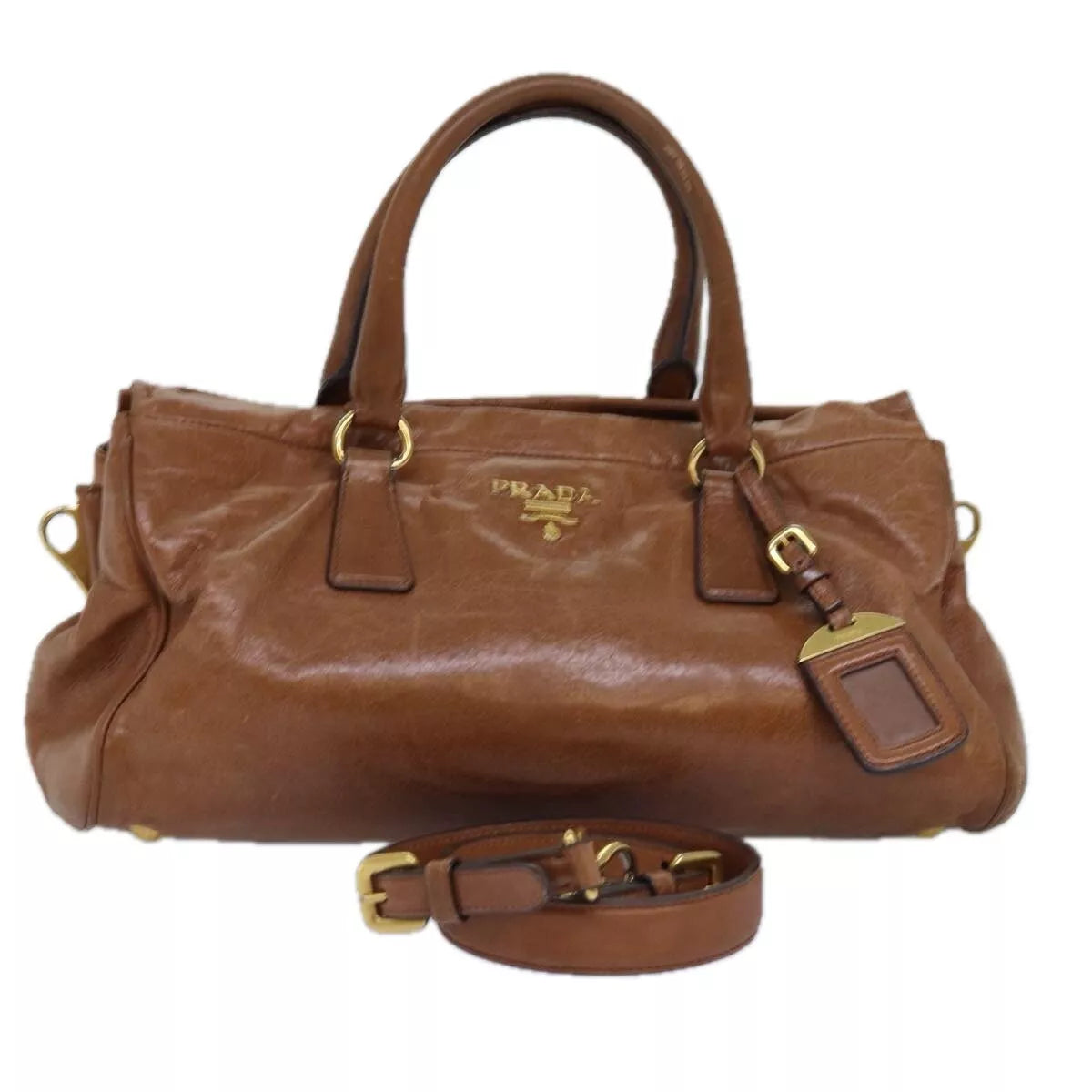 PRADA 2way Leather Handbag