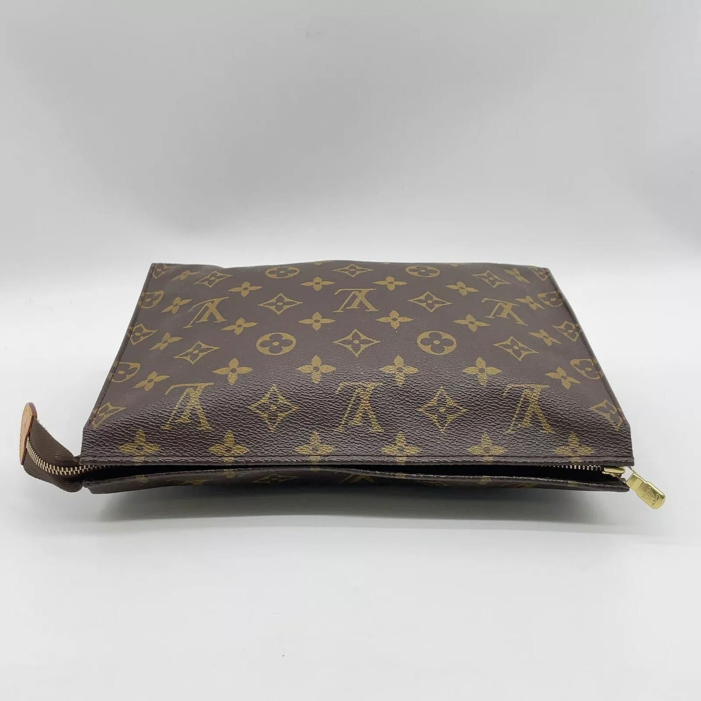 LOUIS VUITTON Monogram Poche Toilette 26 Clutch Bag W/Box