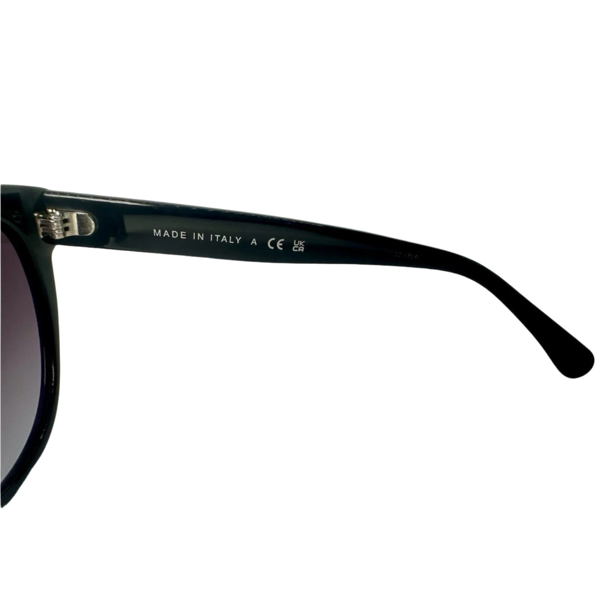 CHANEL Sunglasses 5414-A C. 1712/S6 Black w/ Gold CHANEL Logo
