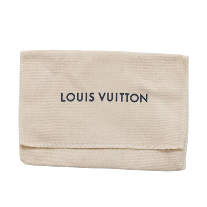 LOUIS VUITTON Pochette Cles Damier Ebene Canvas Brown
