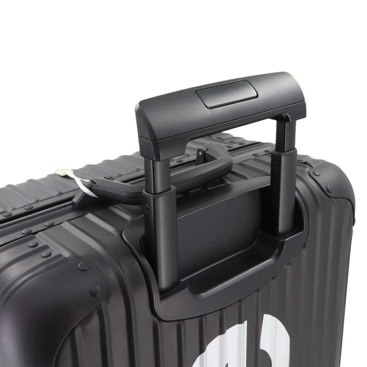 RIMOWA Supreme Topas Multi-wheel 45L Luggage Aluminum Alloy Black