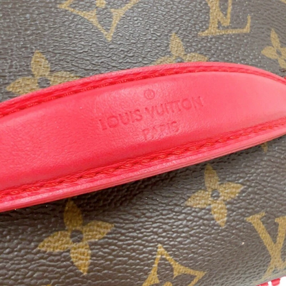 LOUIS VUITTON Nice Mini M46766 Brown Red Monogram Women's