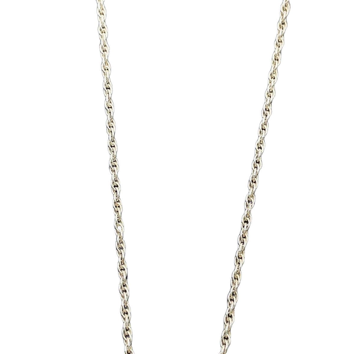 Tiffany & Co. Double Heart Combination Silver 13.48g Necklace