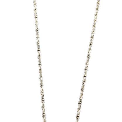 Tiffany & Co. Double Heart Combination Silver 13.48g Necklace