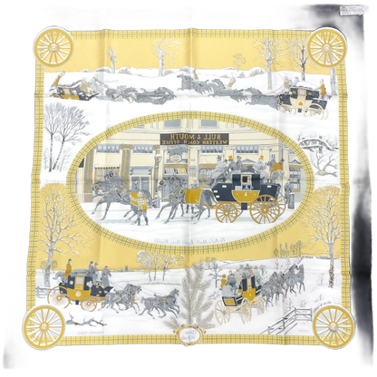 Hermes Carré 90 Bull & Mouth Regents Circus Piccadilly Scarf