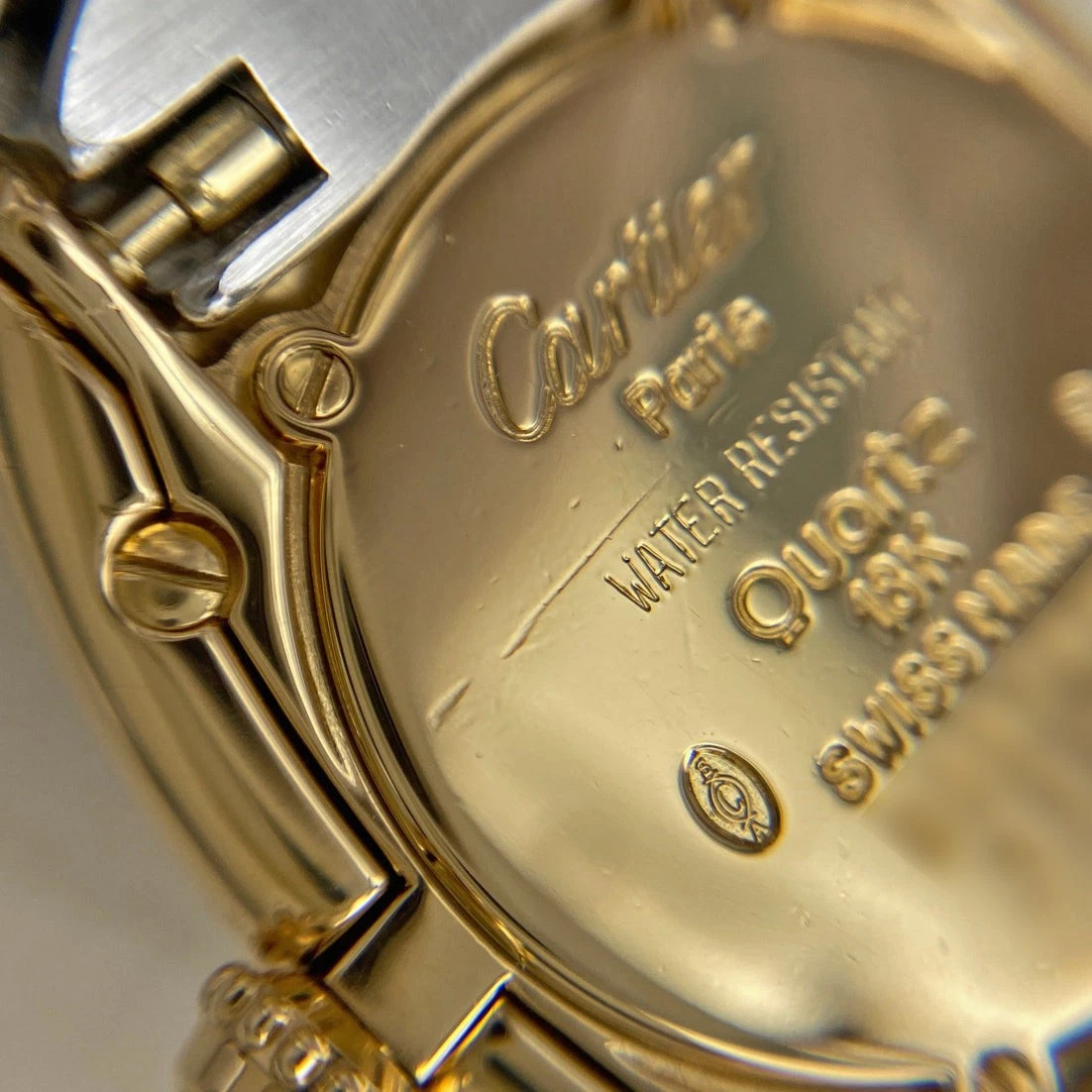 Cartier Baignoire Belle Époque YG Quartz Ladies