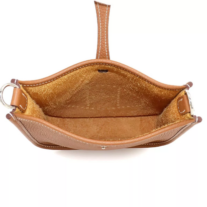 HERMES Everlyne Amazone TPM Shoulder Bag Taurillon Clemence Gold