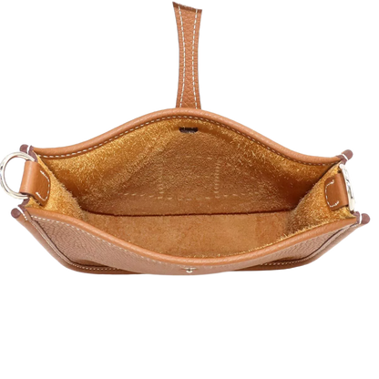 HERMES Everlyne Amazone TPM Shoulder Bag Taurillon Clemence Gold