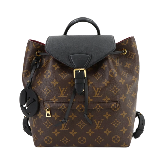 LOUIS VUITTON Monogram Montsouris NM PM Backpack Noir M45515