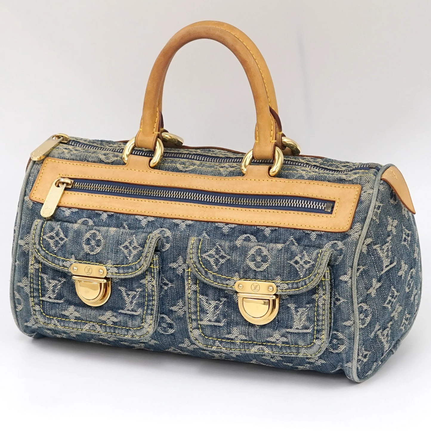 Louis Vuitton Monogram Denim Neo Speedy in Blue