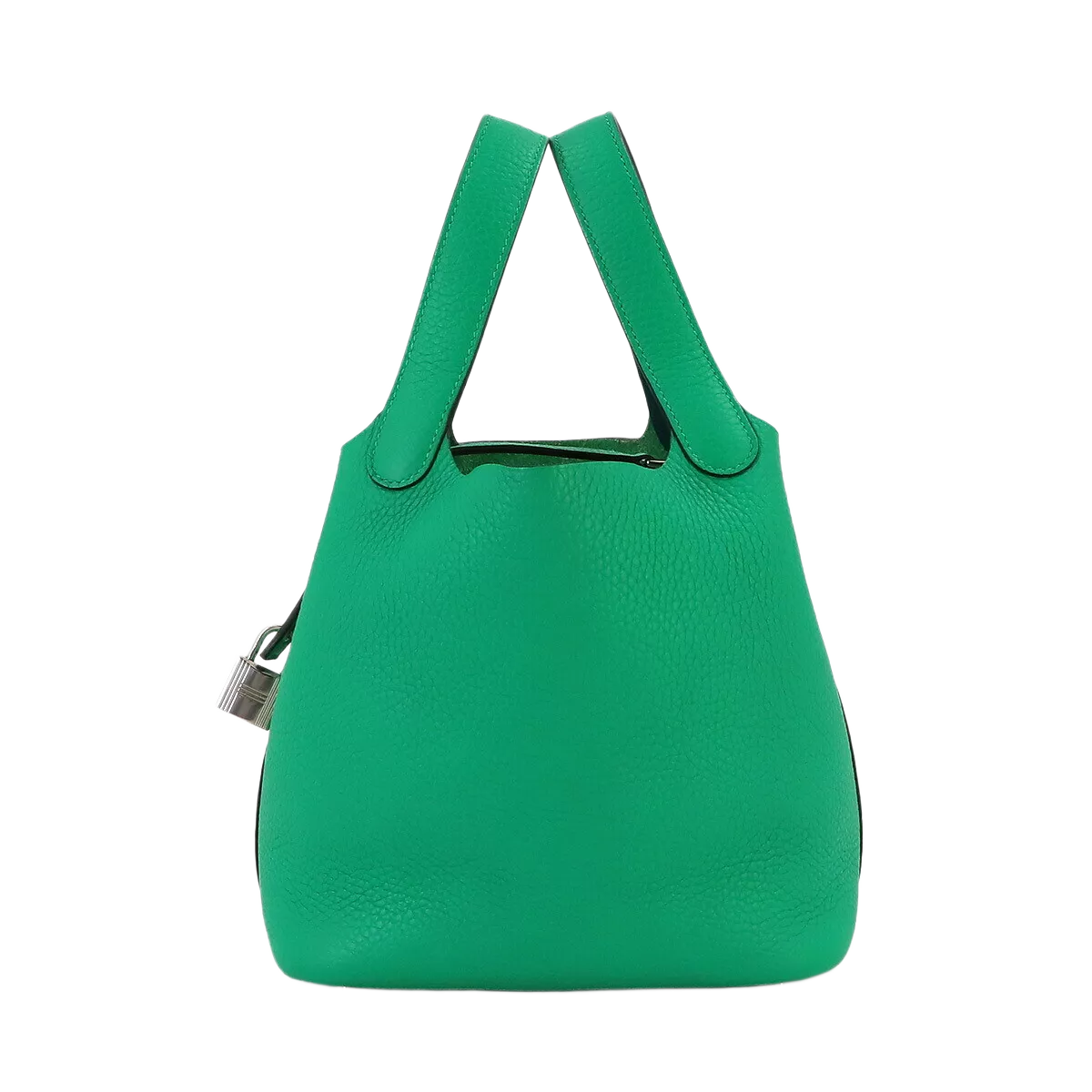 HERMES Picotin Lock Eclat PM Hand Bag Taurillon Clemence Menthe