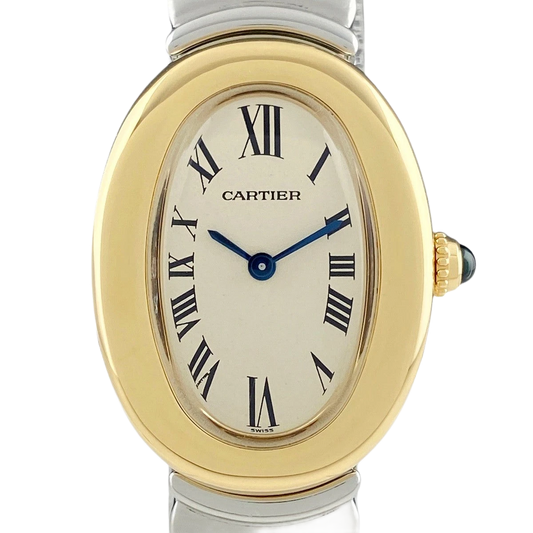 Cartier Baignoire Belle Époque YG Quartz Ladies