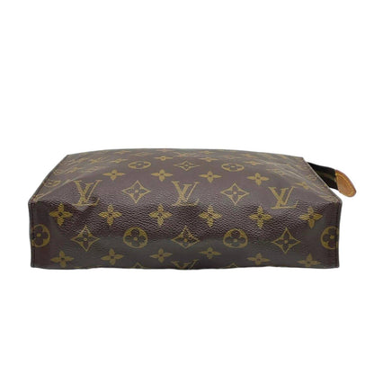 LOUIS VUITTON Monogram Poche Toilette 26 Clutch Bag W/Box