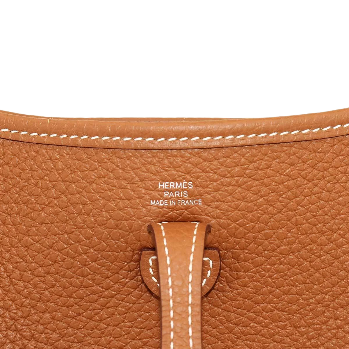 HERMES Everlyne Amazone TPM Shoulder Bag Taurillon Clemence Gold
