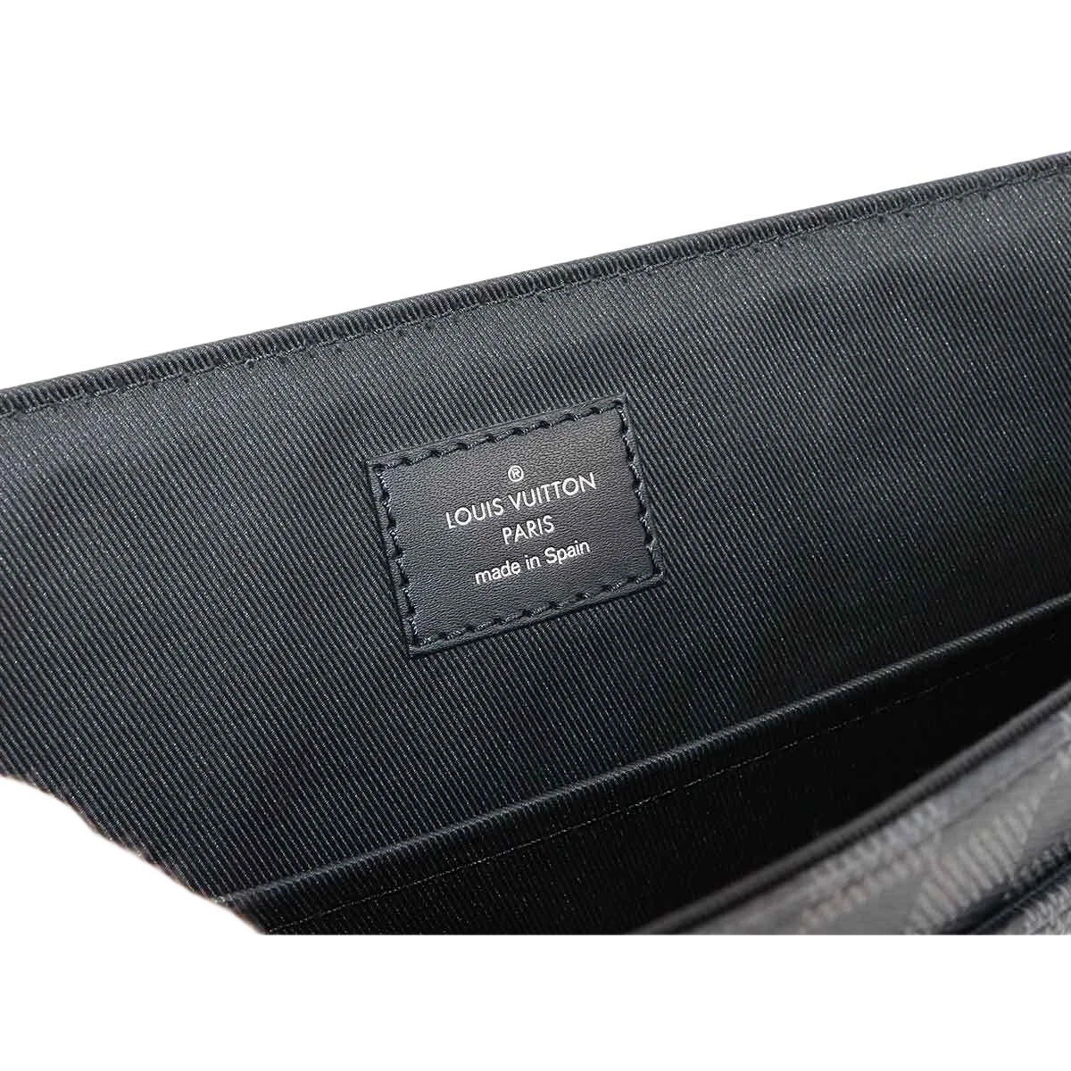 LOUIS VUITTON Damier Graphite District PM NV2 Shoulder Bag Black N40349