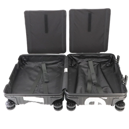 RIMOWA Supreme Topas Multi-wheel 45L Luggage Aluminum Alloy Black