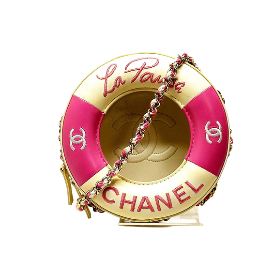 Chanel Crossbody Bag White Leather Lifesave La Pausa