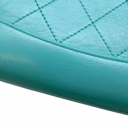 CHANEL CHANEL31 Mini Shopping Bag Calf Leather Turquise Blue